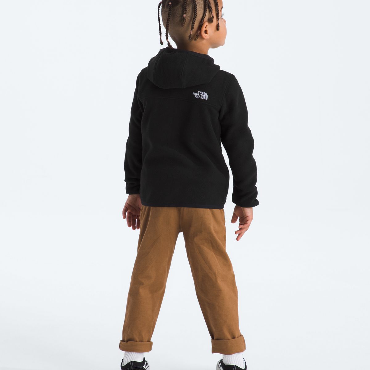 THE NORTH FACE - Polar Kid Glacier F/Z Hoodie Niños Negro