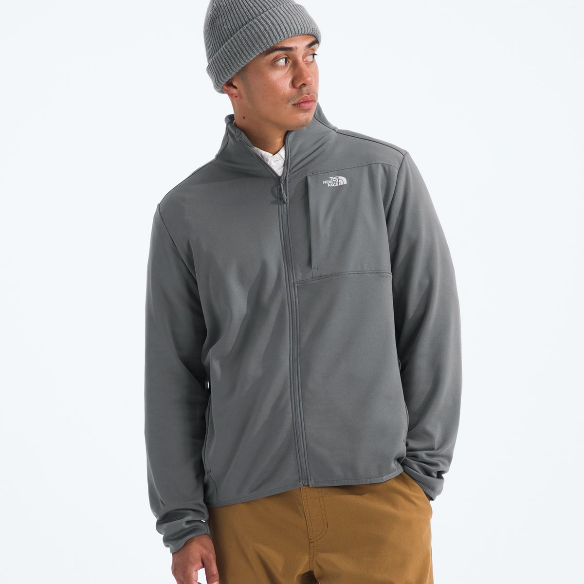 THE NORTH FACE - Polar Tnf Performance Fleece Full Zip Jacket Hombre Gris