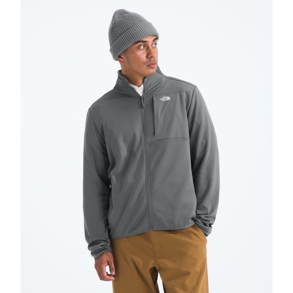 THE NORTH FACE - Polar Tnf Performance Fleece Full Zip Jacket Hombre Gris