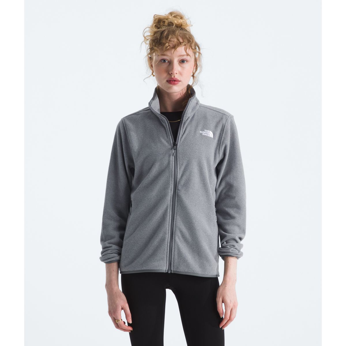 THE NORTH FACE - Chaqueta Glacier Fleece Jacket Mujer Gris