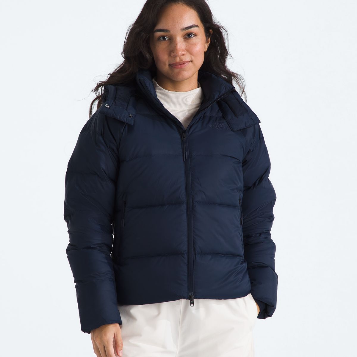 THE NORTH FACE - Chaqueta Hydrenalite City Down Hooded Jacket Mujer Azul Marino