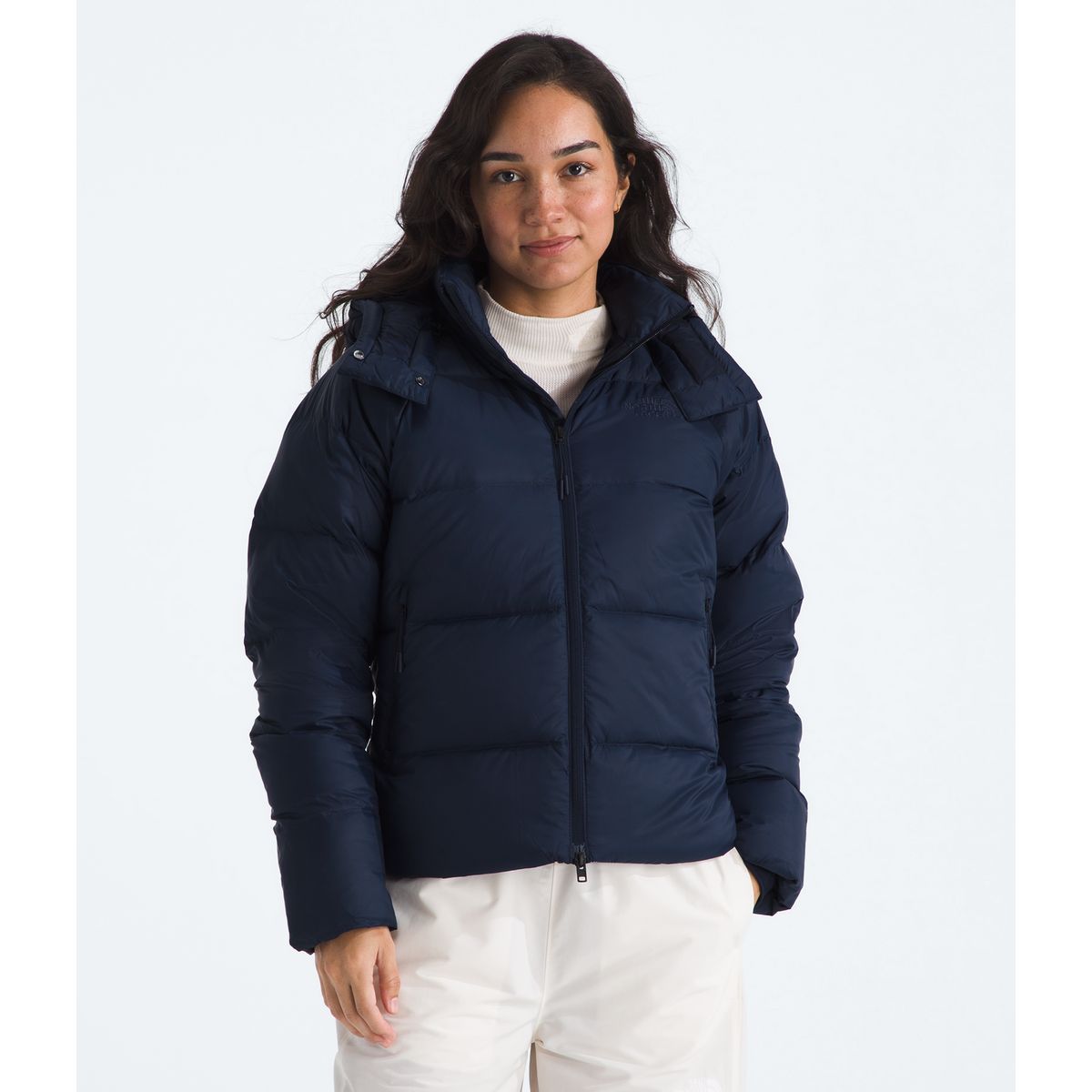 THE NORTH FACE - Chaqueta Hydrenalite City Down Hooded Jacket Mujer Azul Marino