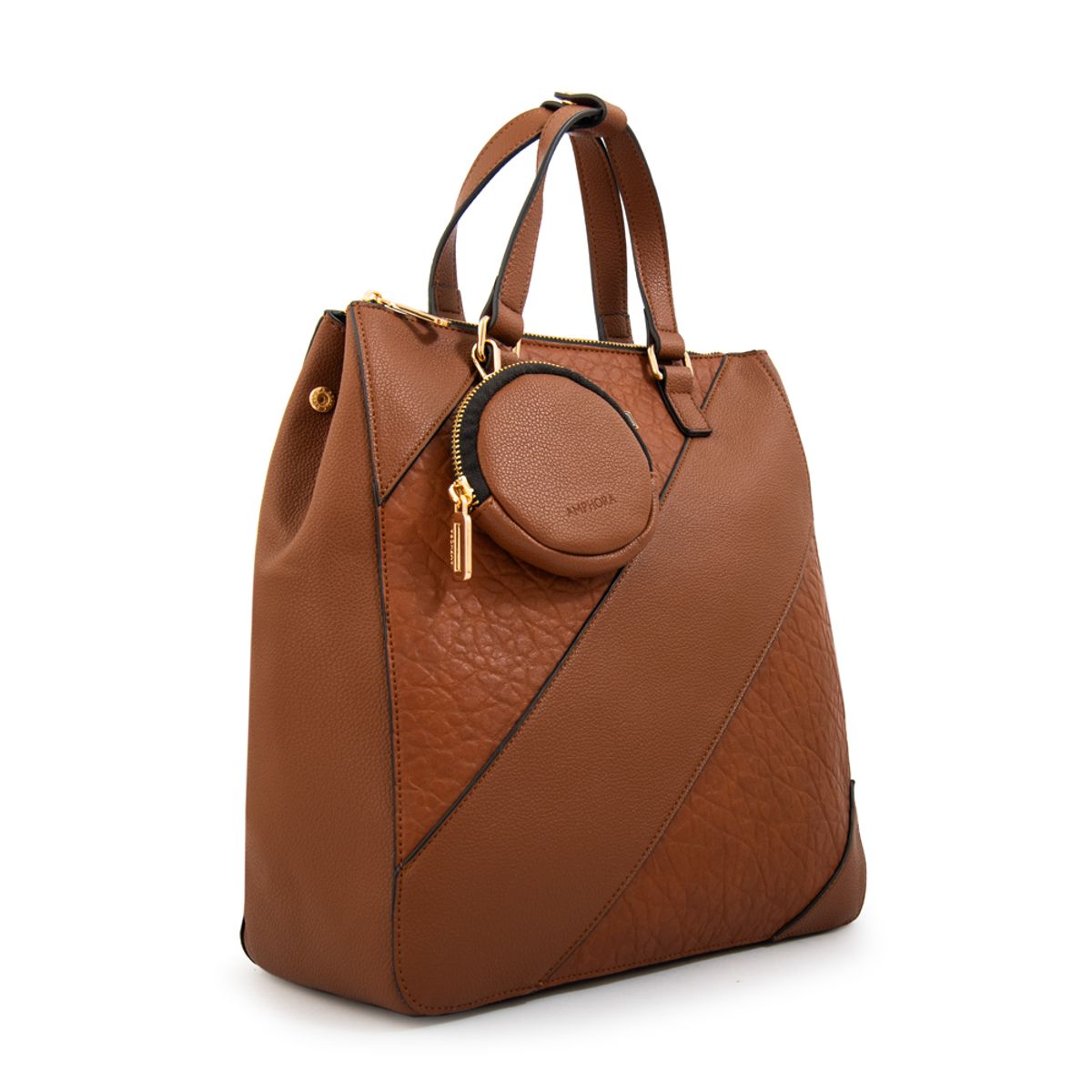 AMPHORA - Mochila cloe mediana café