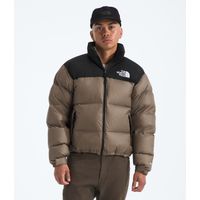 Chaqueta De Pluma 1996 Retro Nuptse Hombre Café Claro