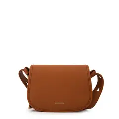 AMPHORA - Cartera bandolera belinda mediana camel