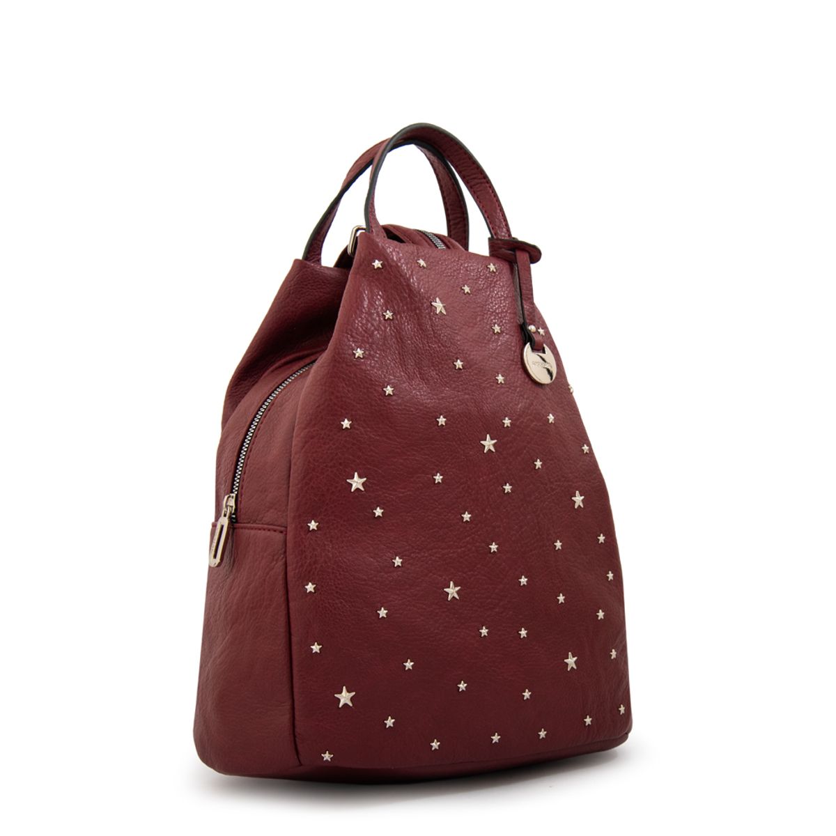 AMPHORA - Mochila nuit mediana rojo oscuro
