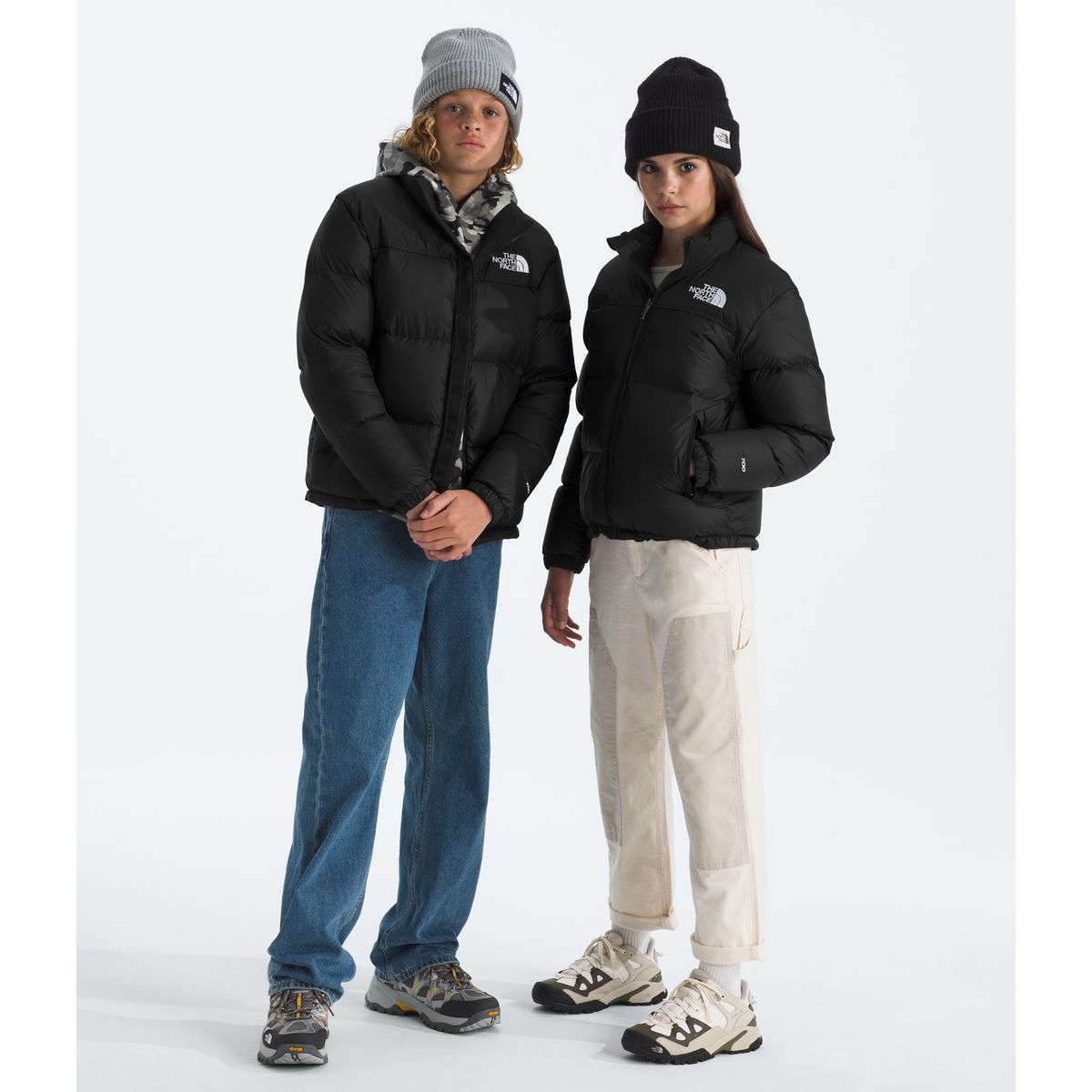 THE NORTH FACE - Chaqueta De Pluma Teen 1996 Retro Nuptse Niños Negro