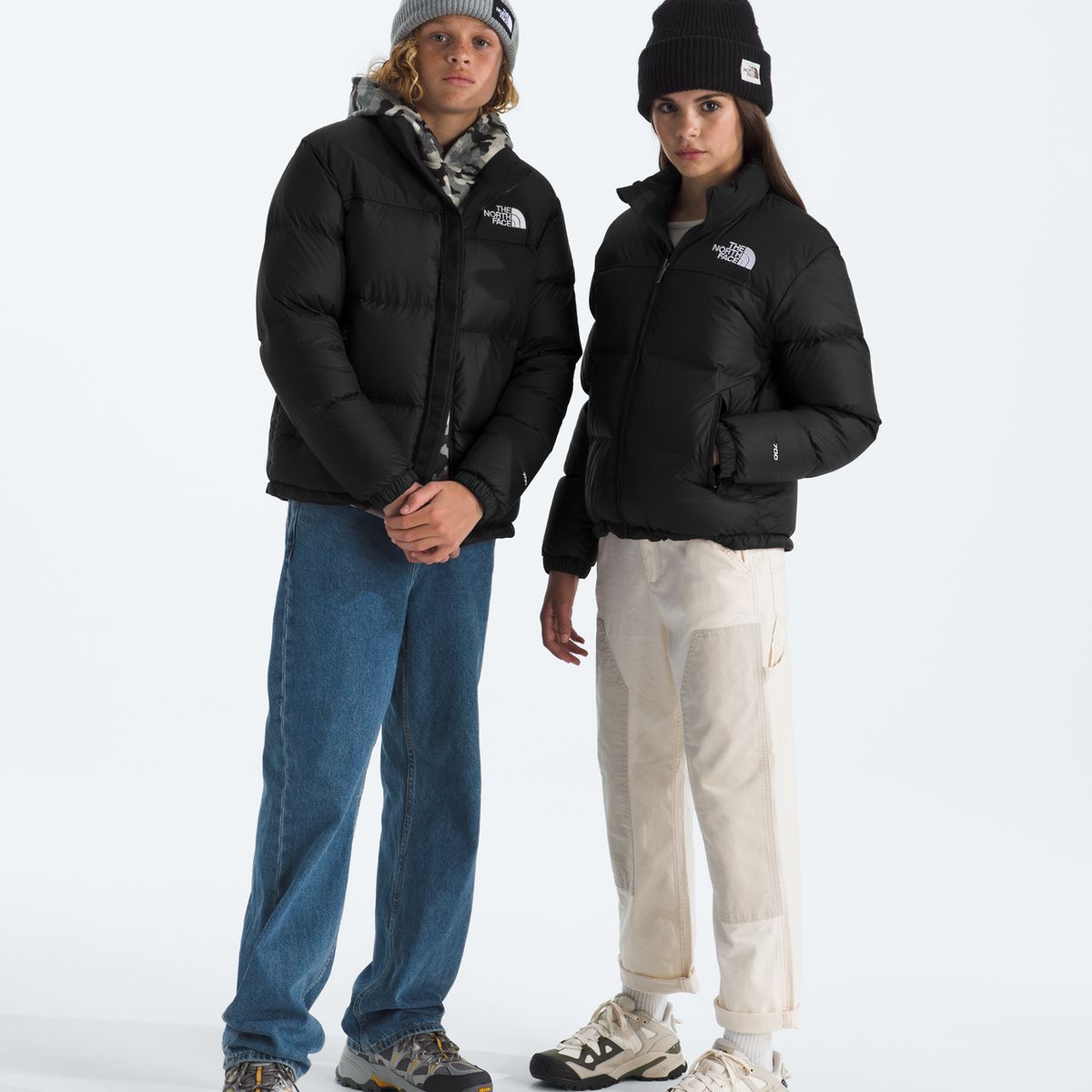 THE NORTH FACE - Chaqueta De Pluma Teen 1996 Retro Nuptse Niños Negro
