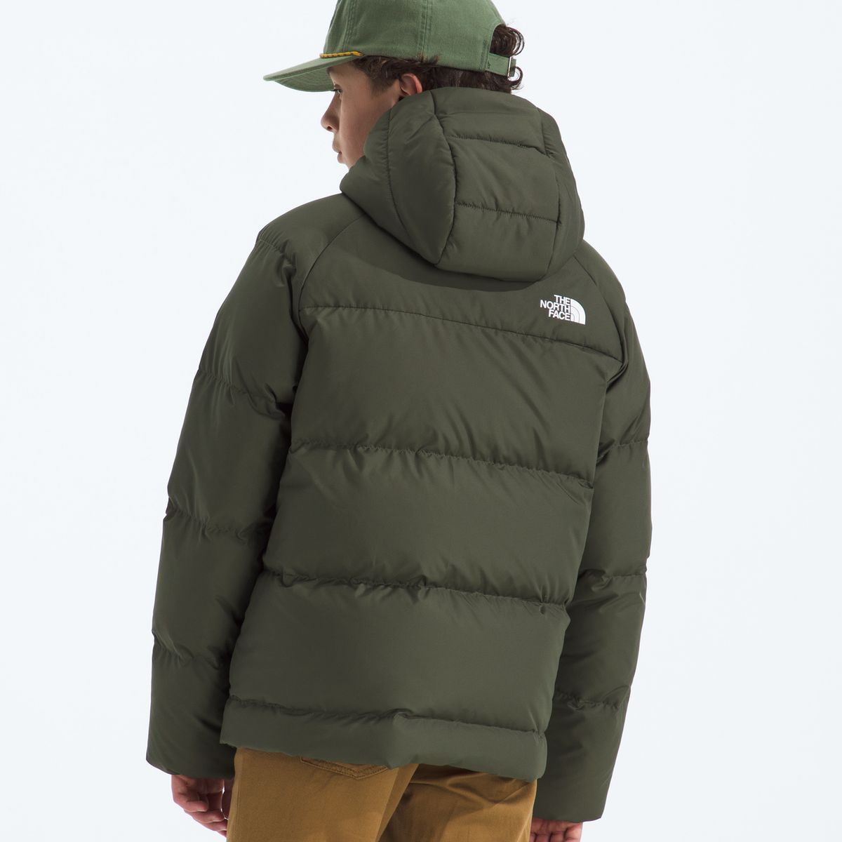 THE NORTH FACE - Chaqueta North Down Hooded Jacket Niño Verde Oscuro