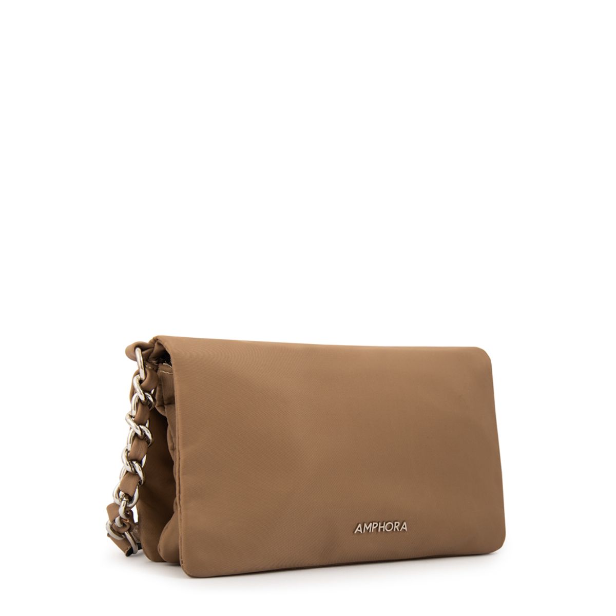 AMPHORA - Cartera bandolera brenda mediana beige oscuro