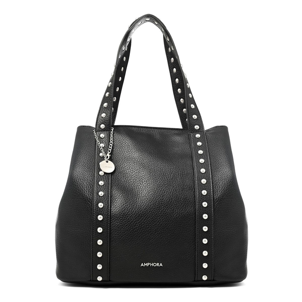 AMPHORA - Cartera tote angela grande negro