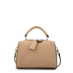 AMPHORA - Cartera tote baul damaris mediana beige