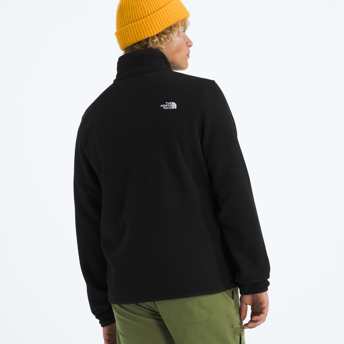 THE NORTH FACE - Chaqueta Glacier Fleece 1/4 Zip Jacket Hombre Negro