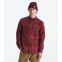 Camisa Arroyo Flannel Shirt -Plaid Hombre Burdeo