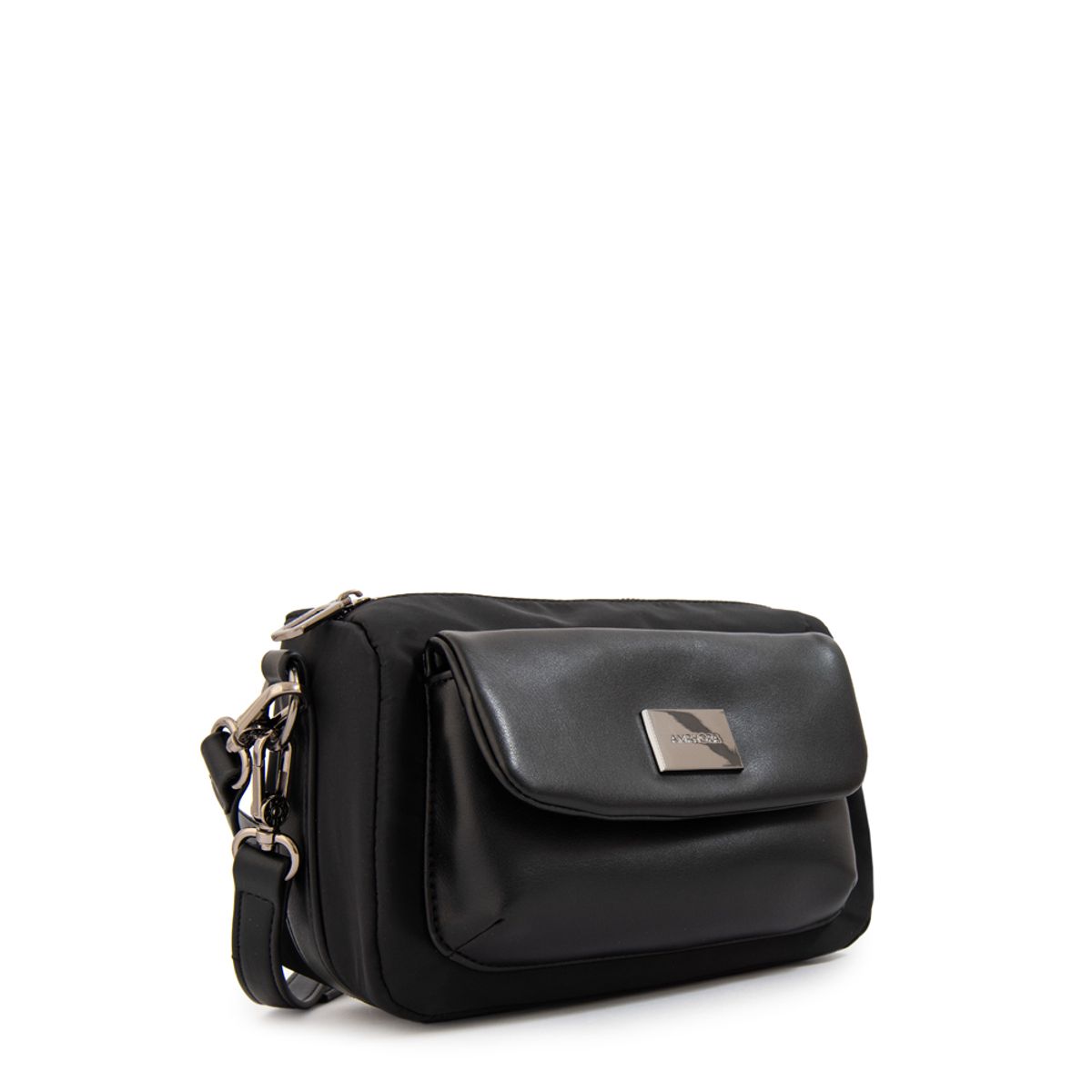 AMPHORA - Cartera bandolera lara pequeña negro