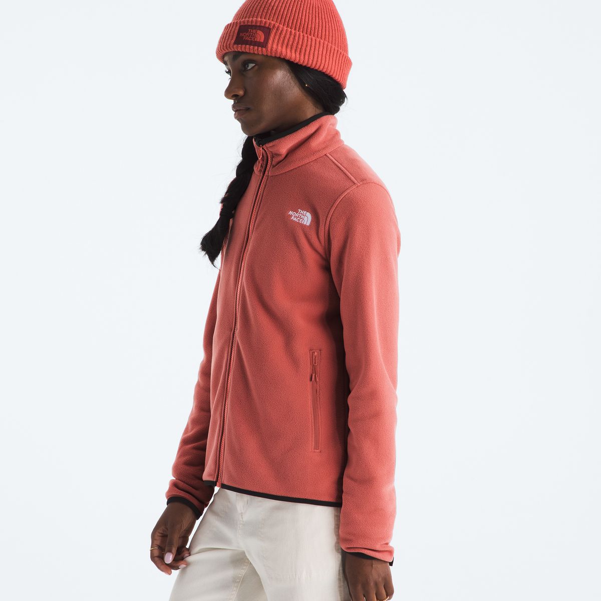 THE NORTH FACE - Polar Glacier Fleece Jacket Mujer Rojo