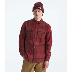 THE NORTH FACE - Camisa Arroyo Flannel Shirt -Plaid Hombre Burdeo