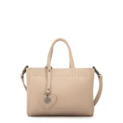 AMPHORA - Cartera tote victoria pequeña beige