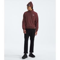 Poleron Evo Simple Dome 1/4 Zip Hombre Burdeo