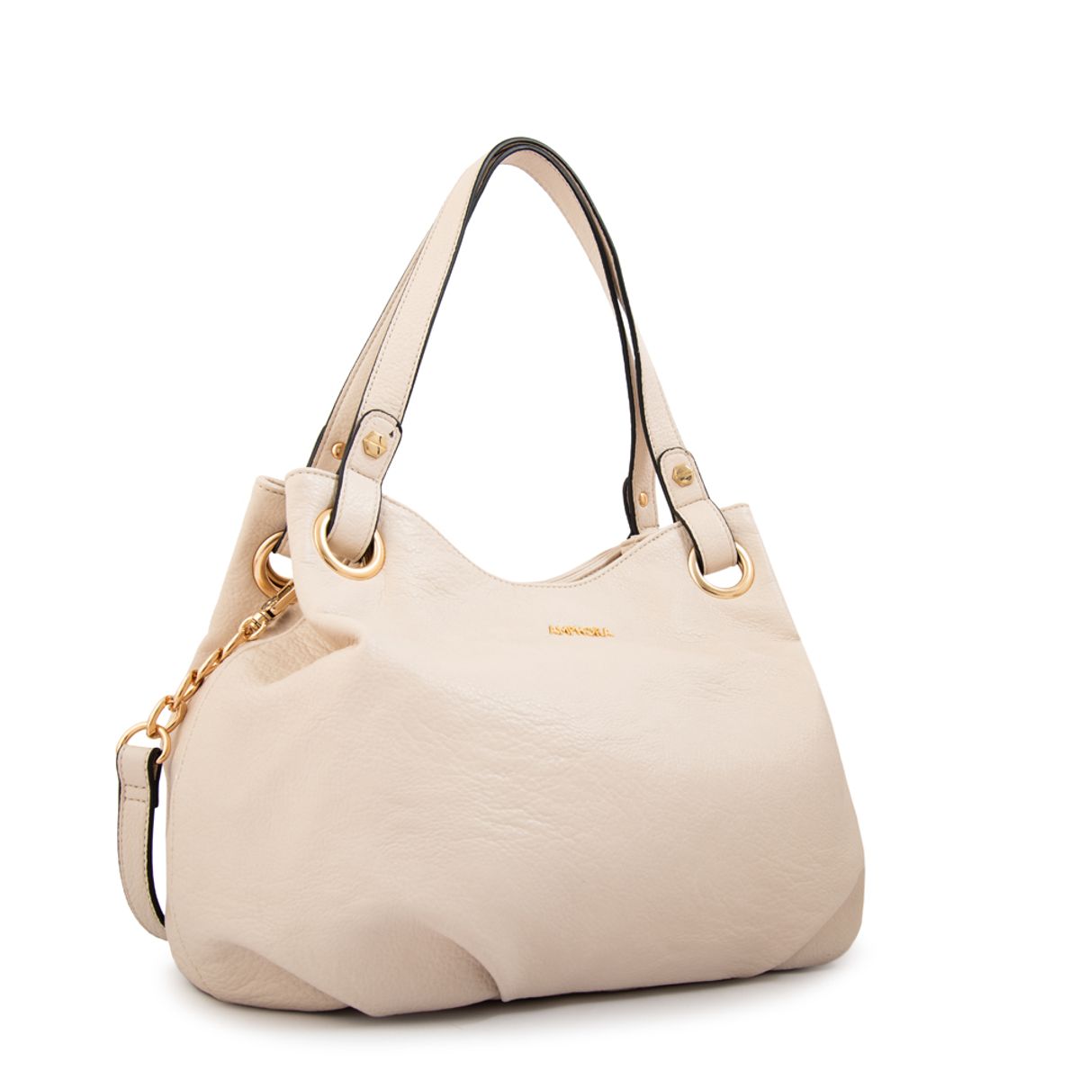 AMPHORA - Cartera tote tres divisiones katherine mediana blanco crudo