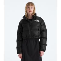 Chaqueta De Pluma 1996 Retro Nuptse Short Mujer Negro