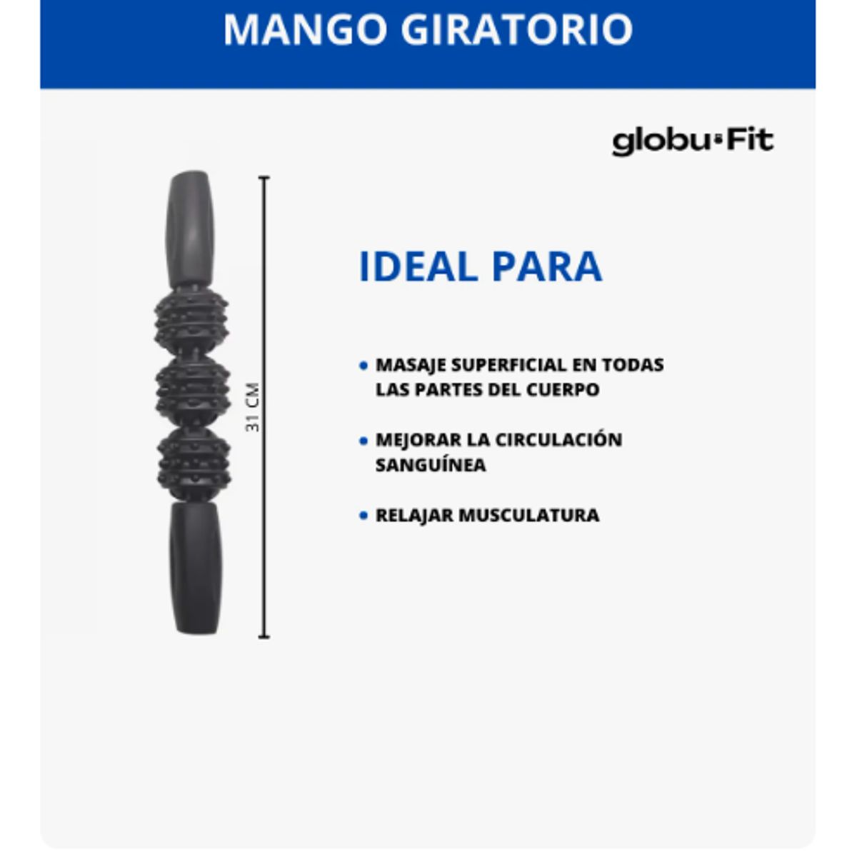GENERICO - Rodillo Y Set Completo Elongacion Masaje Foam Roller