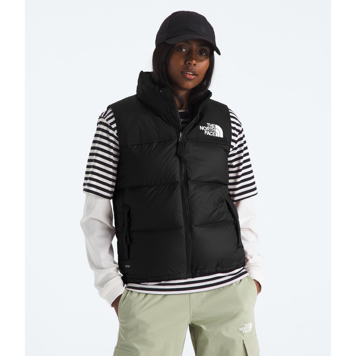 THE NORTH FACE - Chaqueta De Pluma 1996 Retro Nuptse Vest Mujer Negro