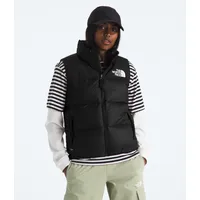 Chaqueta De Pluma 1996 Retro Nuptse Vest Mujer Negro