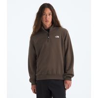 Poleron Evo Simple Dome 1/4 Zip Hombre Café