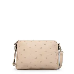 AMPHORA - Cartera bandolera nuit mediana beige