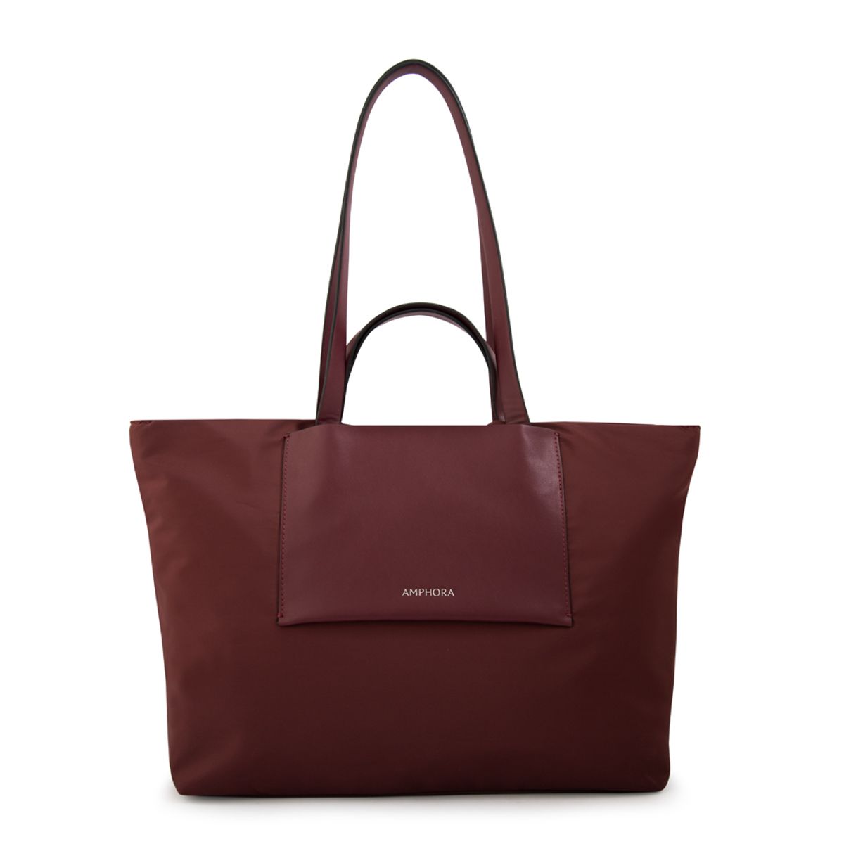 AMPHORA - Cartera tote bote nadia grande burdeo