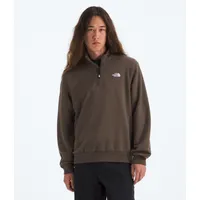 Poleron Evo Simple Dome 1/4 Zip Hombre Café