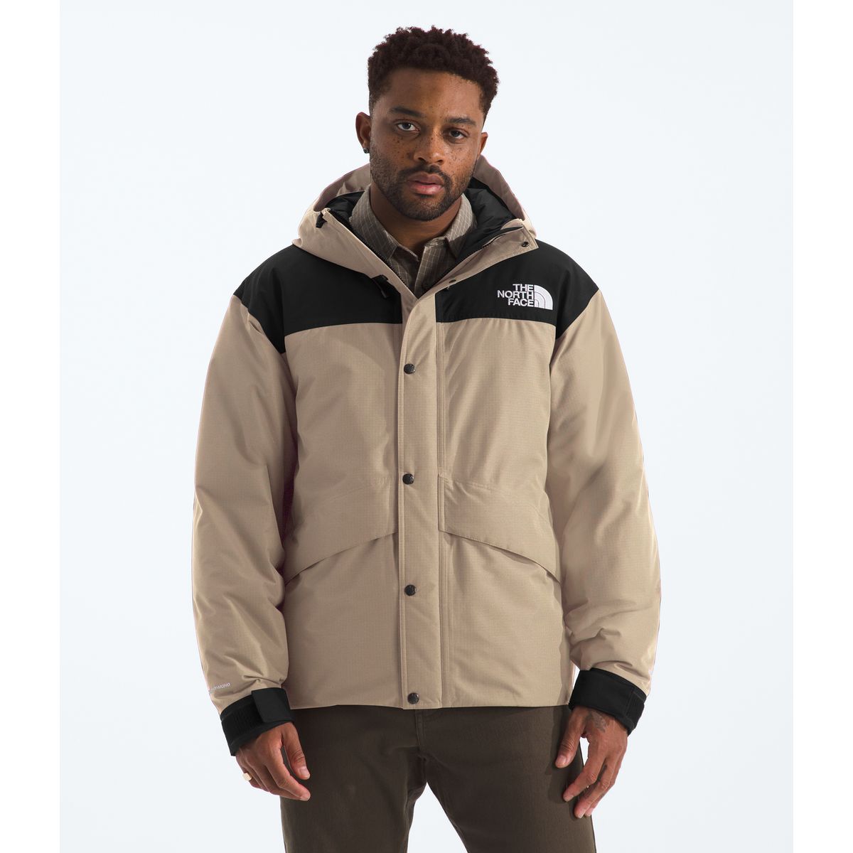 THE NORTH FACE - Chaqueta Mountain Down Jacket Hombre Café Claro