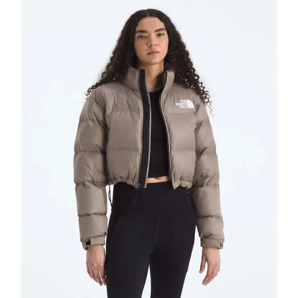 THE NORTH FACE - Chaqueta De Pluma 1996 Retro Nuptse Short Mujer Café Claro