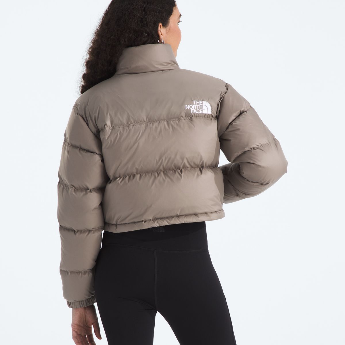 THE NORTH FACE - Chaqueta De Pluma 1996 Retro Nuptse Short Mujer Café Claro