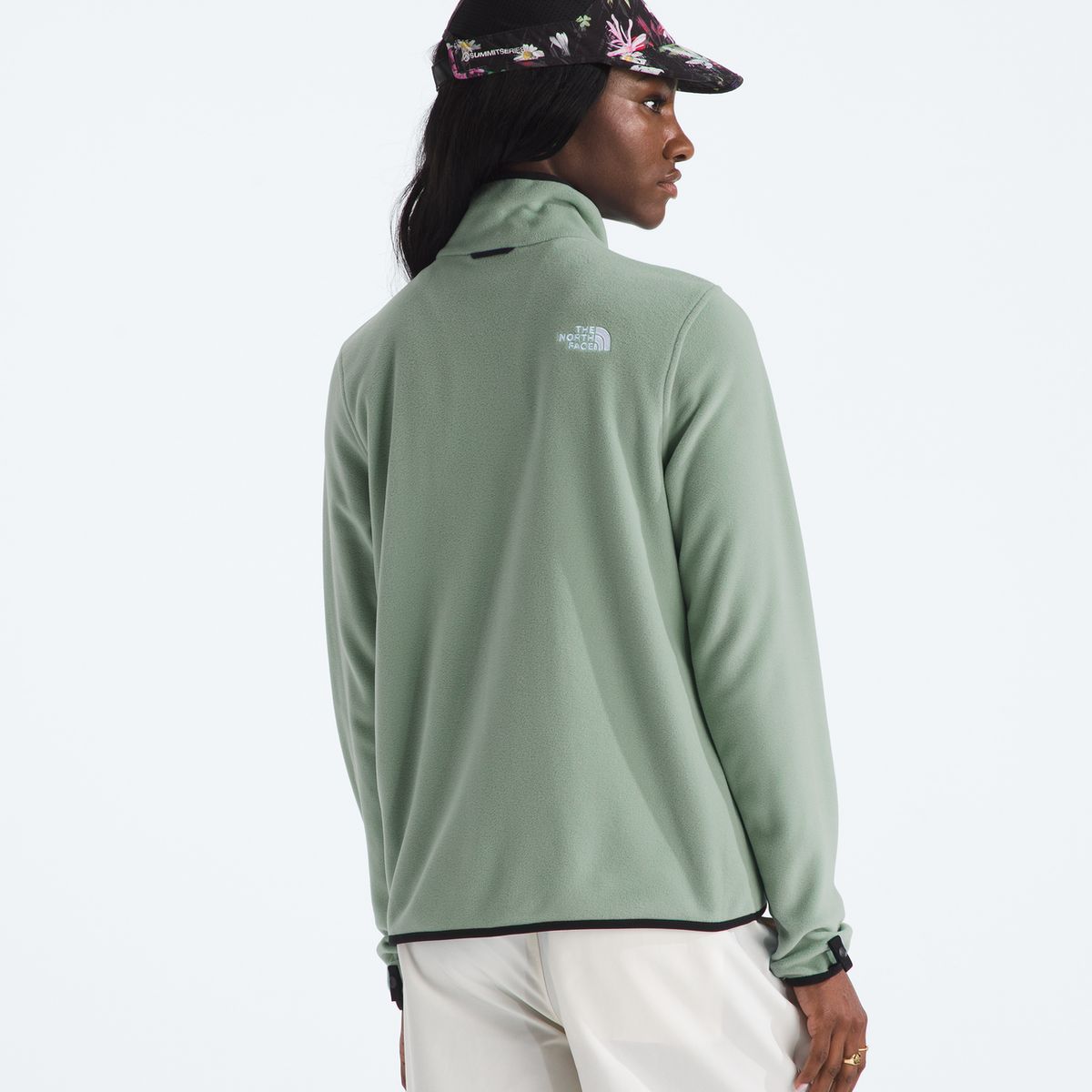 THE NORTH FACE - Polar Glacier Fleece Jacket Mujer Verde Claro