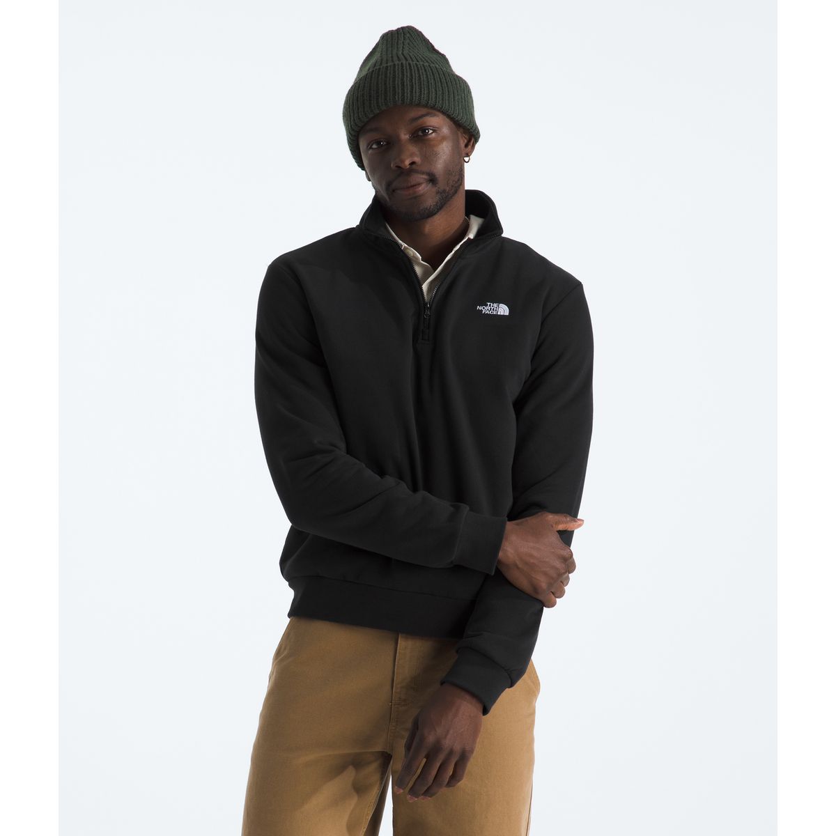 THE NORTH FACE - Poleron Evo Simple Dome 1/4 Zip Hombre Negro