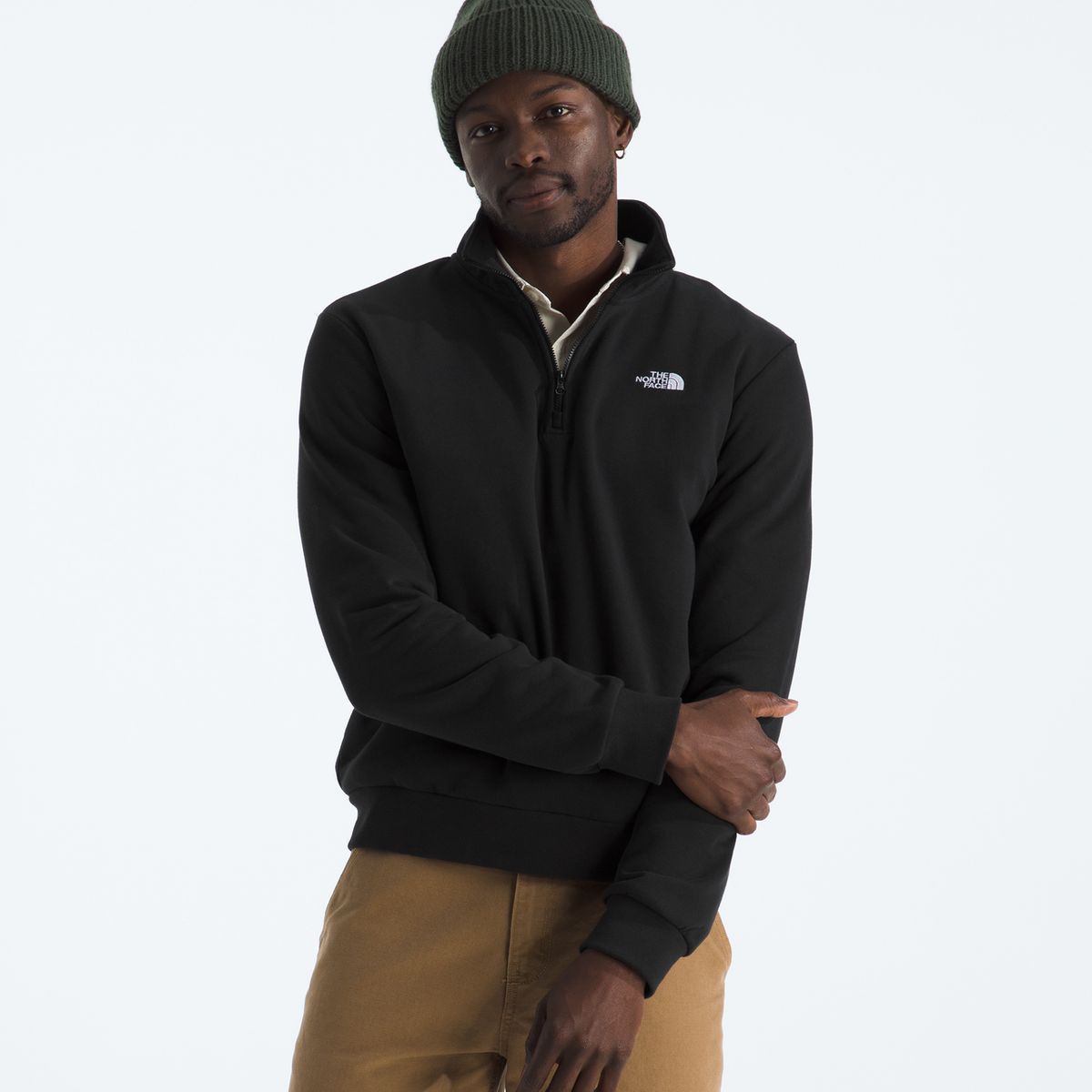 THE NORTH FACE - Poleron Evo Simple Dome 1/4 Zip Hombre Negro