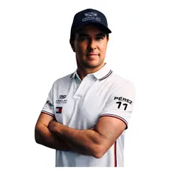 TOMMY HILFIGER - Polera Polo Cadillac F1 Team Checo Perez Oficial 2026 Blanco