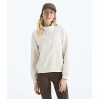 Poleron Evo Simple Dome 1/4 Zip Mujer Blanco Invierno