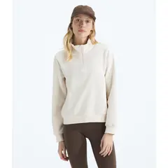 THE NORTH FACE - Poleron Evo Simple Dome 1/4 Zip Mujer Blanco Invierno