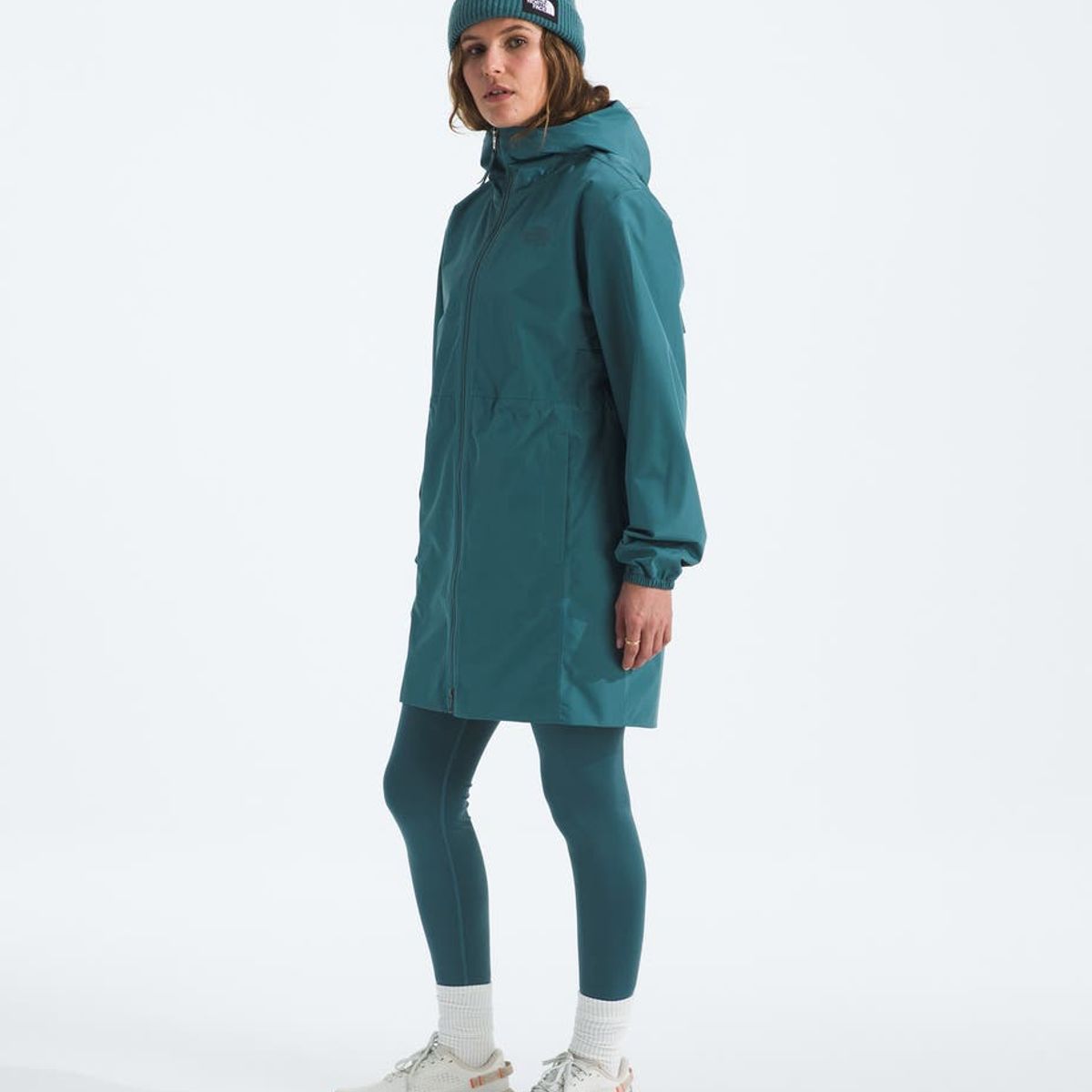 THE NORTH FACE - Chaqueta Impermeable Daybreak Mid Parka Mujer Azul