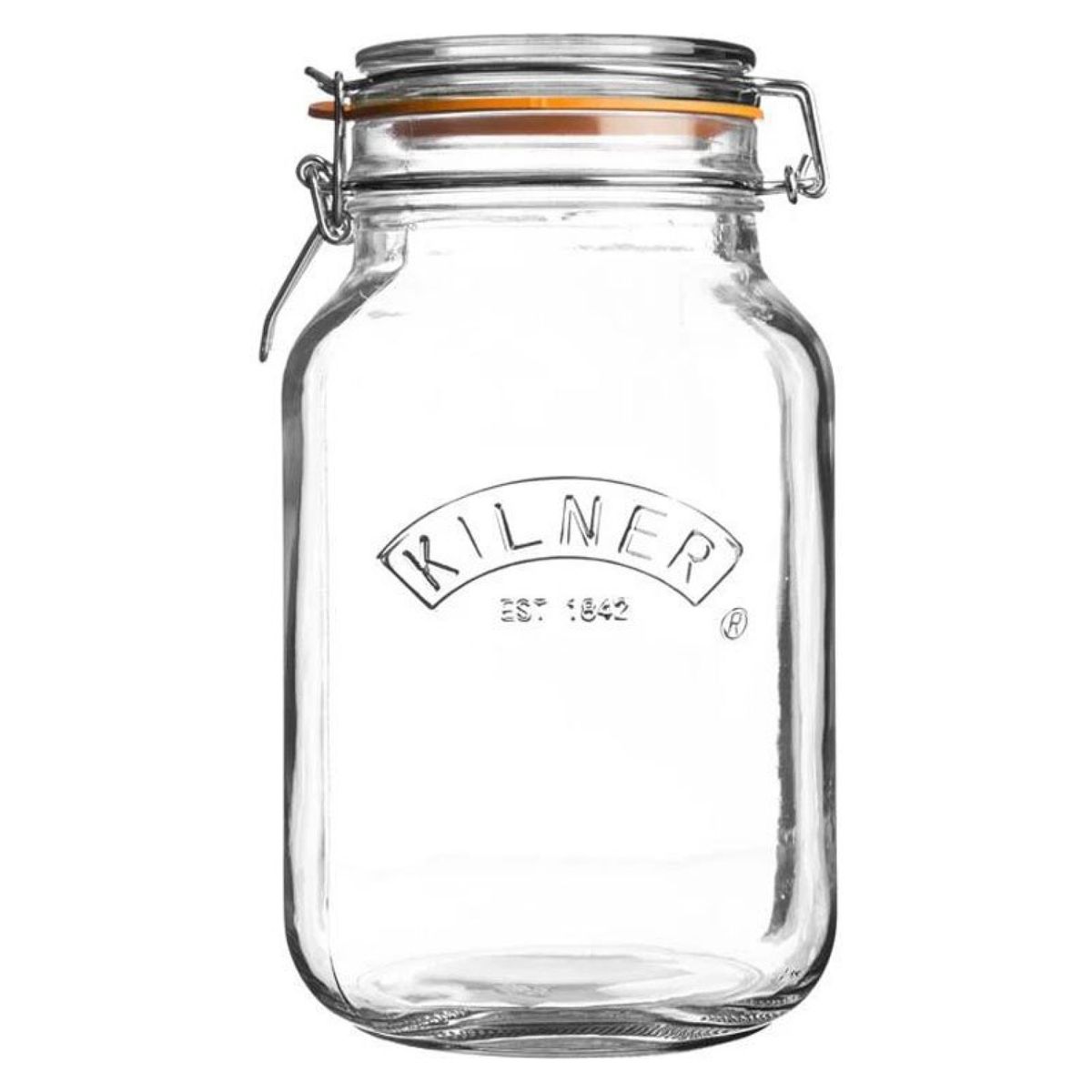 KILNER - Frasco Cuadrado Con Cierre Clip 1.5Lt