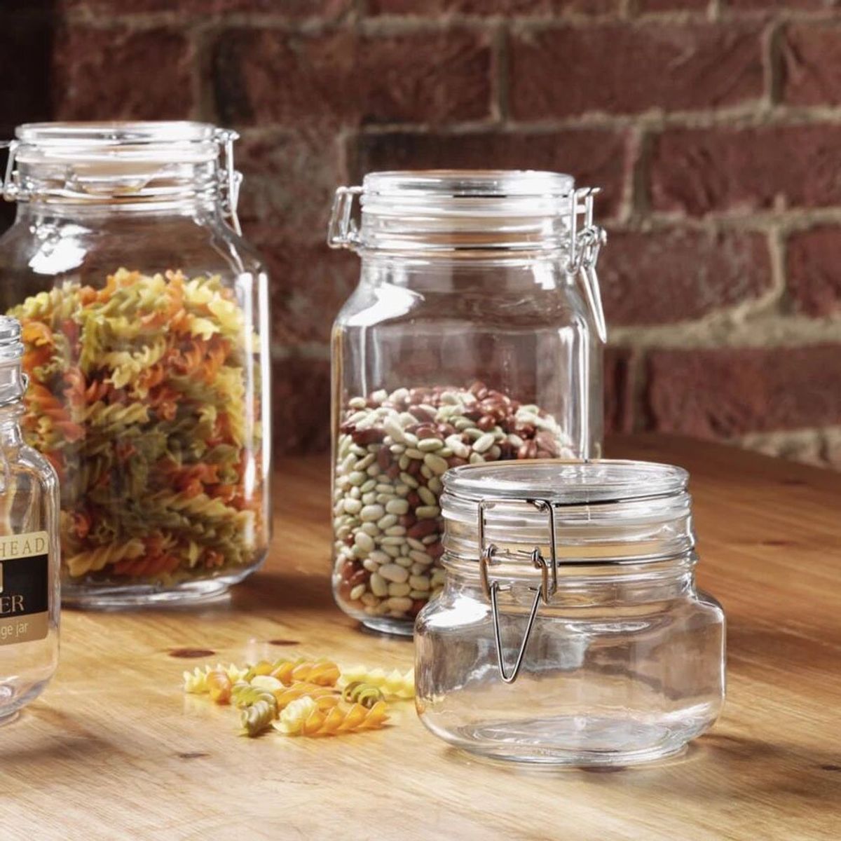 KILNER - Frasco Cuadrado Con Cierre Clip 1.5Lt