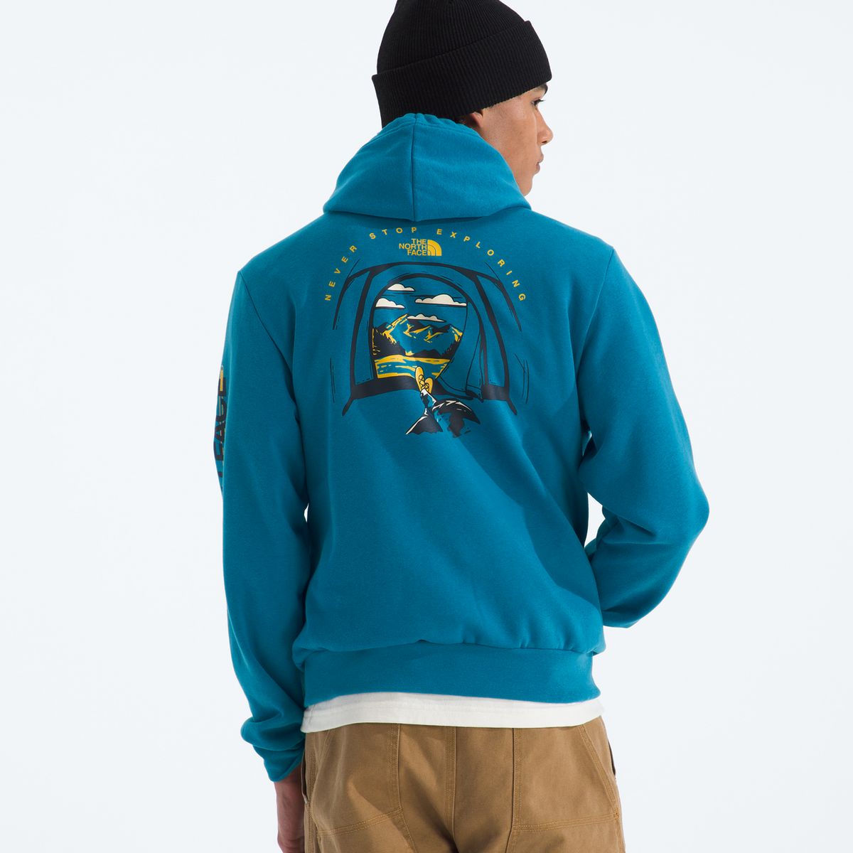 THE NORTH FACE - Poleron Evo Tent Hoodie- Graphic Hombre Azul