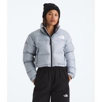 Chaqueta De Pluma 1996 Retro Nuptse Short Mujer Azul