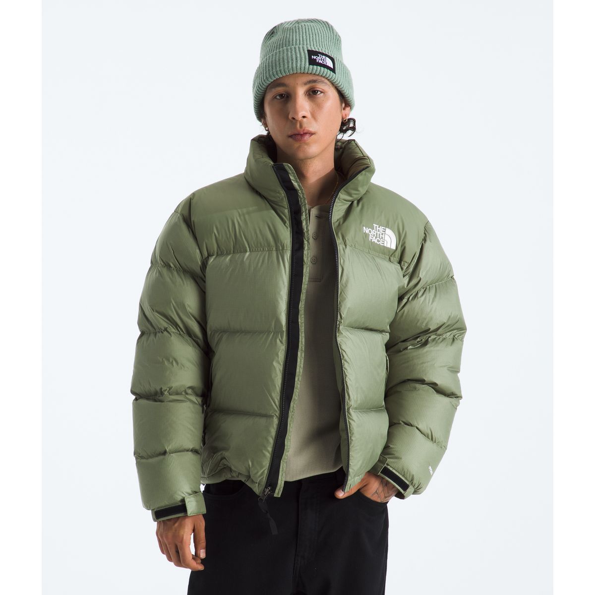 THE NORTH FACE - Chaqueta De Pluma 1996 Retro Nuptse Hombre Verde Claro