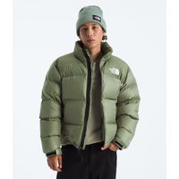Chaqueta De Pluma 1996 Retro Nuptse Hombre Verde Claro