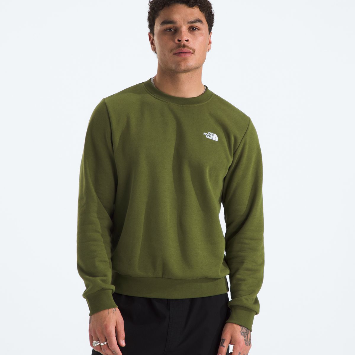 THE NORTH FACE - Poleron Evo Simple Dome Crew Hombre Verde