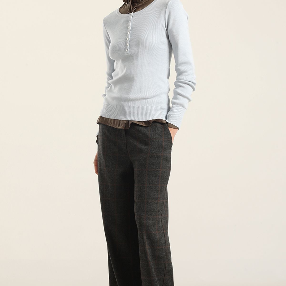 LIOLA - Jersey Punto Basico, Celeste Liola